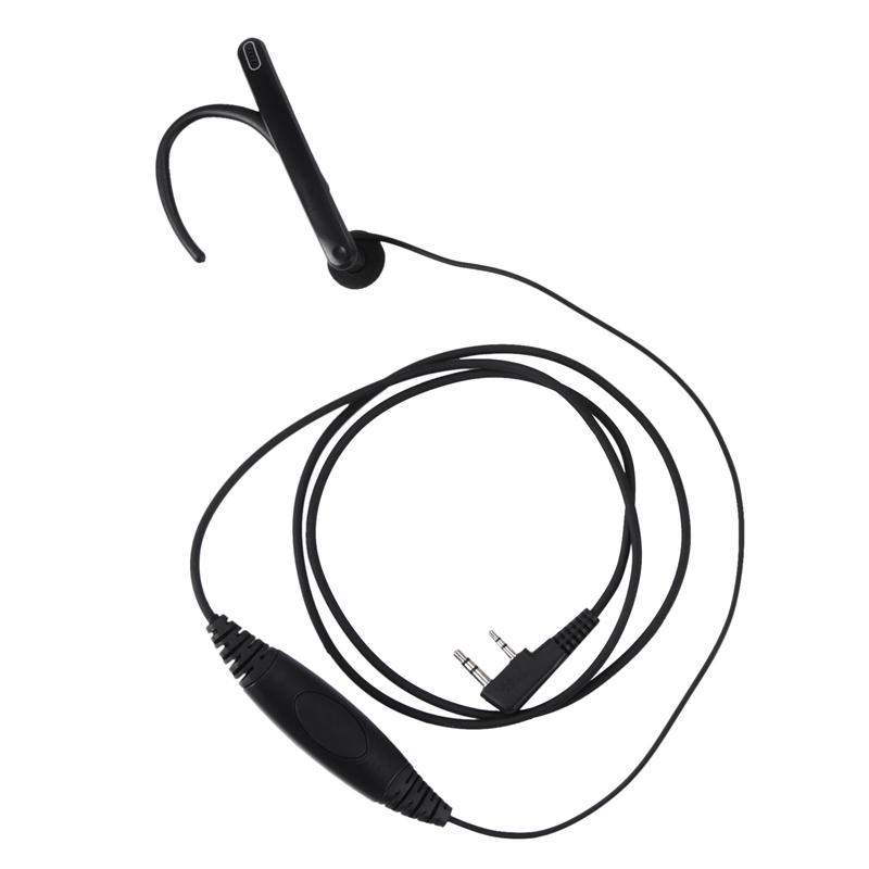 2 Pin 3.5mm/2.5mm Ear Bar Earpiece Mic PTT Walkie Talkie Headset for Kenwood BAOFENG UV-5R BF-777 BF-888s Baofeng Accessories 1