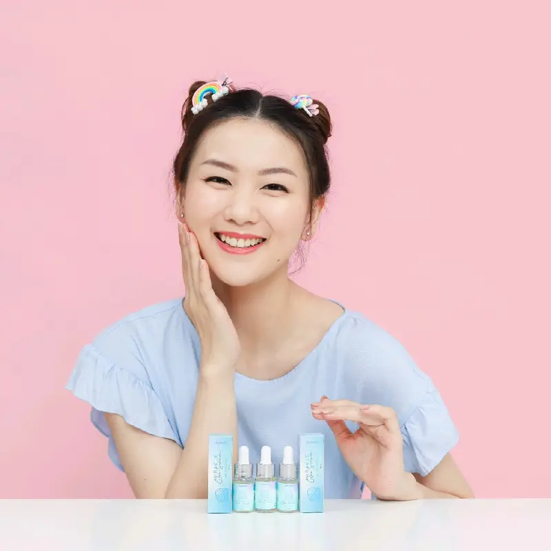 Sega Skin - Miracle Glow Serum with DNA Salmon Tetes Wajah Aging Kerutan Pencerah 0