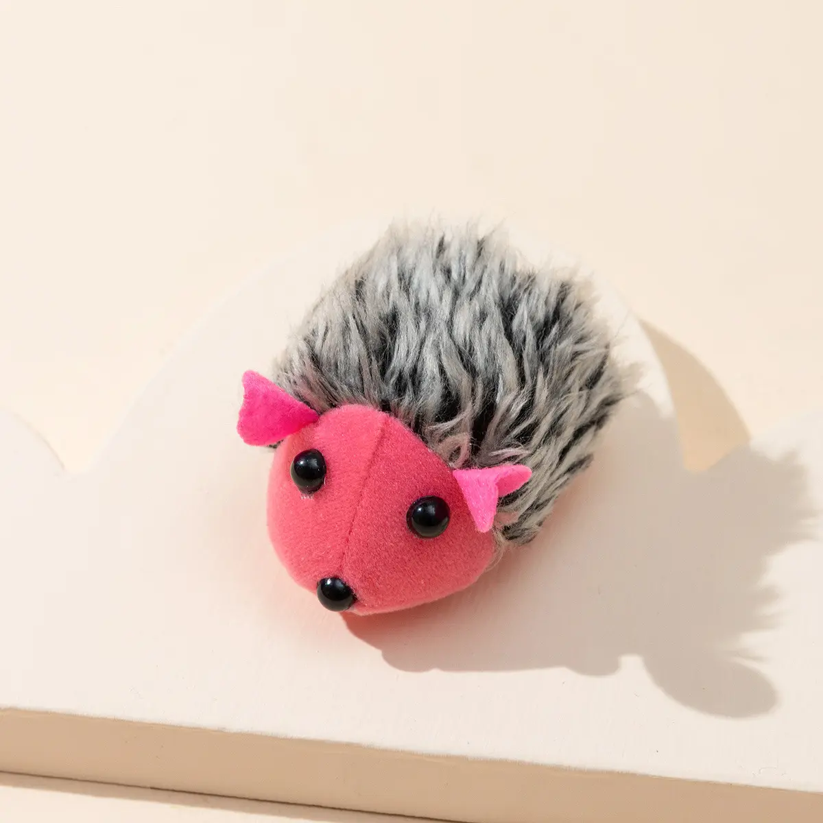 🔥 Drawstring Vibration Hedgehog Plush Doll Bite-Resistant Cat Teaser Toy Relieving Stuffy Interactive Cat Toy