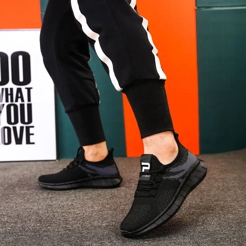 PAULMAY Sepatu Sneakers Pria Tokyo Series - Black Casual Shoes 4
