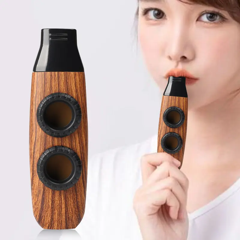 Kazoos, Hai Lỗ Sáo , Chất Liệu ABS, Nhạc Cụ Kazoos Đơn Giản, Thích Hợp Cho Đàn Ukulele Và Guitar Đi Kèm 3