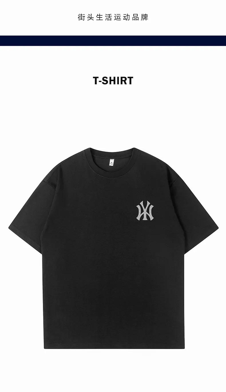 Product Introduction of Áo Thun ngắn Tay Áo, Hàng Mới Về 2024NY, Dành Cho Nam Và Nữ, Chất Liệu Cotton, Crewneck, Dáng Rộng Thường Ngày Áo Tay Lửng, Mùa Hè! 3