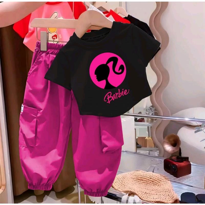 Setelah Barbie Anak Perempuan 1-5 Tahun Lengan Pendek 3
