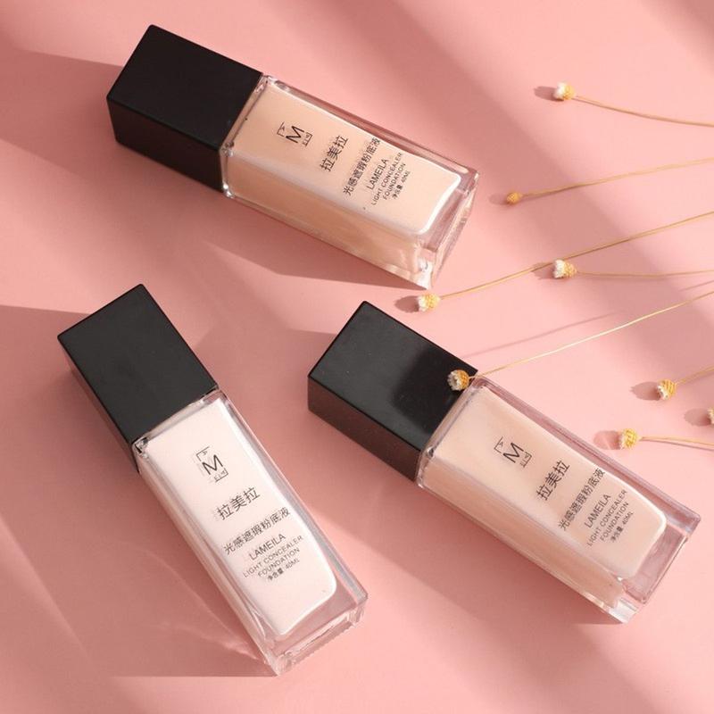 Kem nền che khuyết điểm lâu trôi BB Cream Lameila chống thấm nước, Kem nền nội địa Trung siêu mịn lớp nền tự nhiên