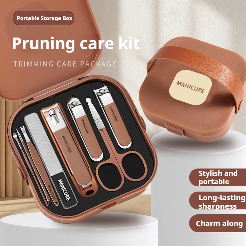 Bộ Dụng Cụ Cắt Móng Tay Bằng Thép Không Gỉ Cầm Tay Cao Cấp Bộ 8 Món Bao Bì Hộp Cầm Tay Sản Xuất Tại Đức Một Bộ Dụng Cụ Cắt Móng Tay Siêu Giảm Giá