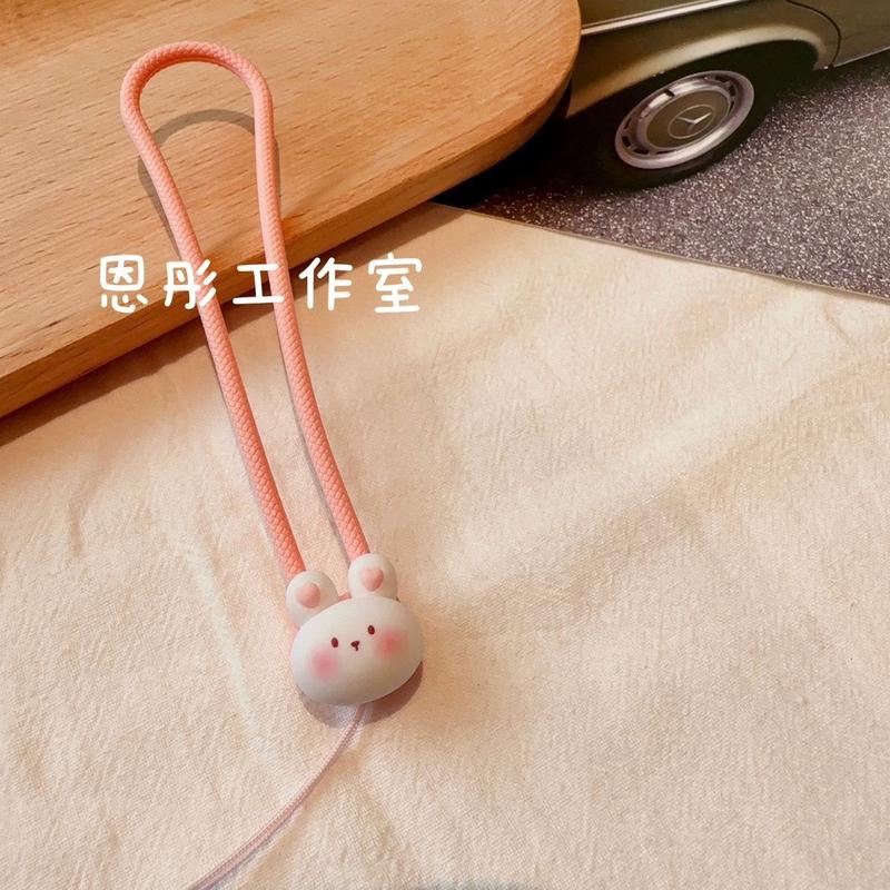 Dây Treo Sáng Tạo, Dây Chống Mất, Dây Ngắn Silicon, Dây Treo Chìa Khóa Đĩa U Silicon, Dây Treo, Dây Cầm Tay 2