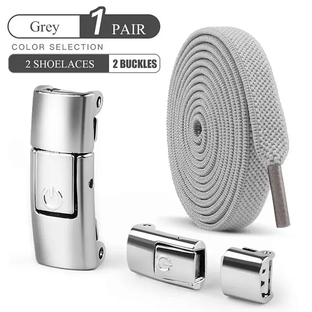 Dây Giày Không Buộc, Kích Thước 8Mm, Khóa Ép, Dây Giày Co Giãn, Thích Hợp Cho Giày Thể Thao, Cho Trẻ Em Và Người Lớn, Dây Giày Phẳng Mở Rộng, Cho Giày 8