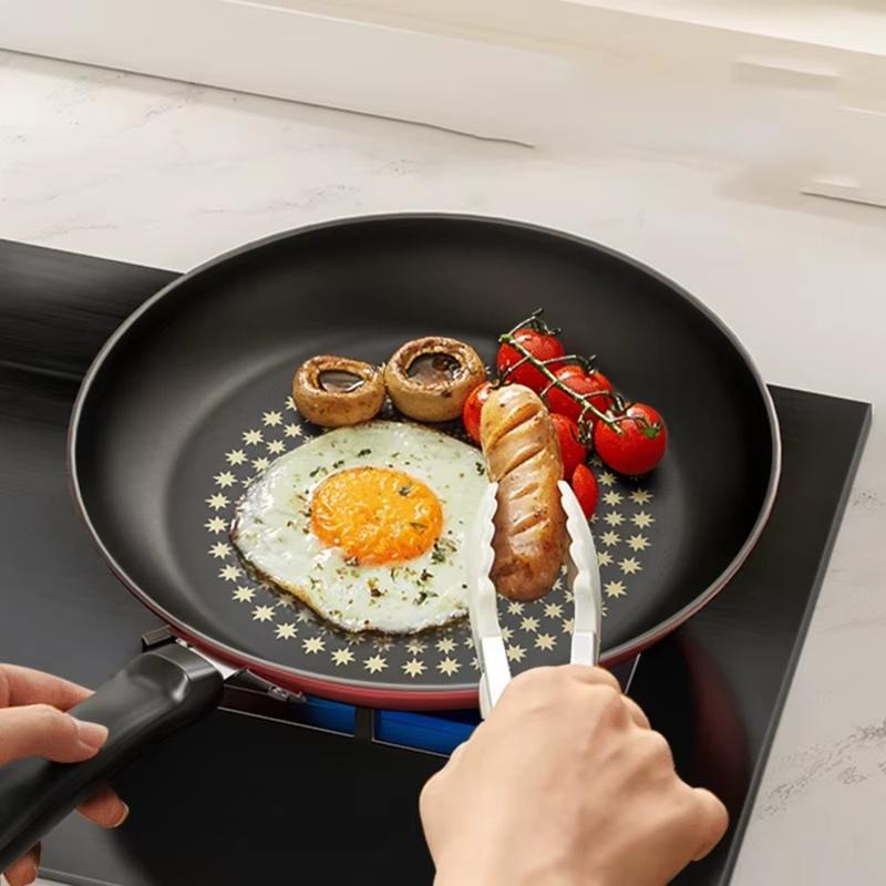 Product Introduction of New Non-Stick Pan with Lid Easy to Clean Frying Pan Multi-functional Iron Fried Steak Pot Gas Induction Cooker 19