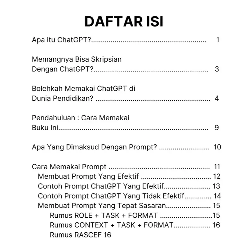 CHATGPT SKRIPSI MAGIC : Panduan Menaklukkan Tugas Akhir Dengan ChatGPT dan AI Soft Cover Special Edition 4