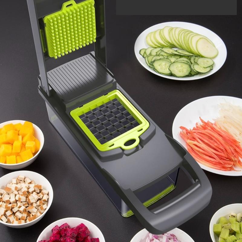 bộ nạo rau củ, bào sợi tiện lợi kèm nhiều phụ kiện tạo hình khác nhau