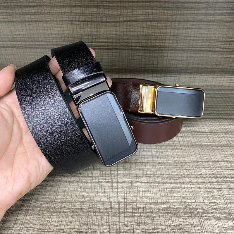 Thắt lưng da trâu miếng, khoá lăn đúc, da thật độ bền cao, kiểu dáng thời trang.