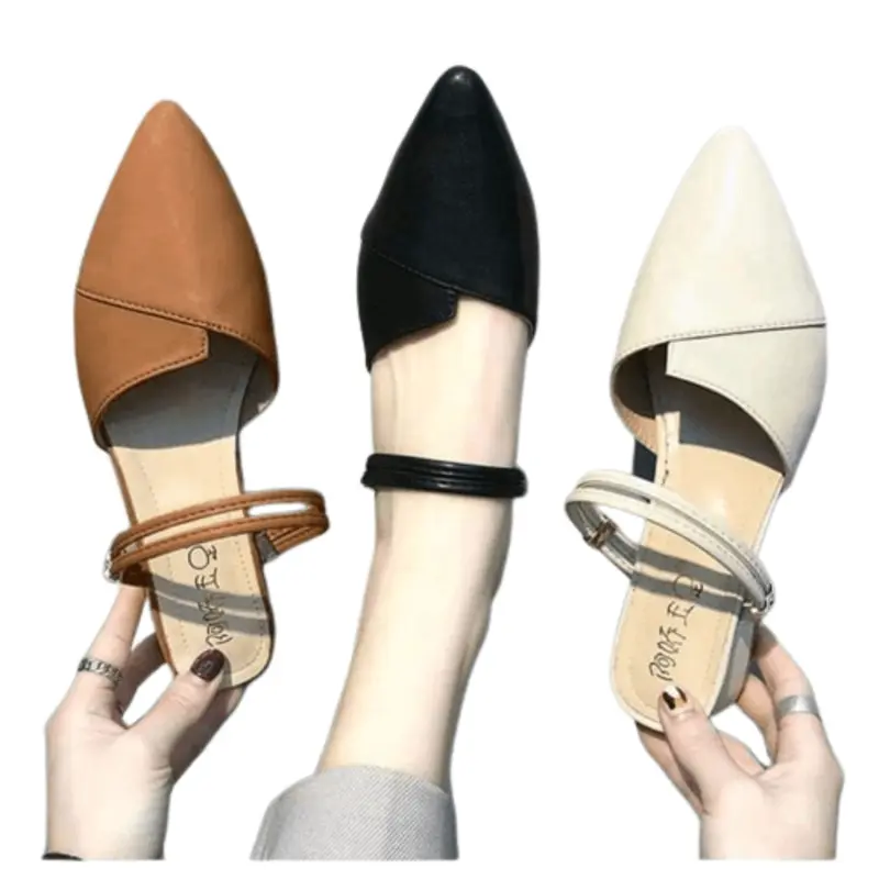 SANDAL TEPLEK WANITA F84 TRENDY Bapau tali casual