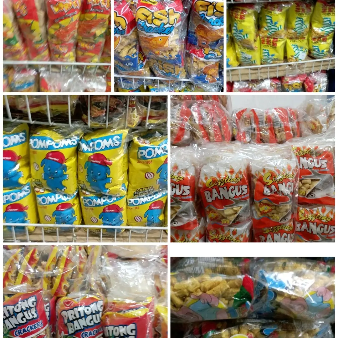 Various Snacks(Dories Shrimps Kropek,Fish Kropek, Porky Crackers ...