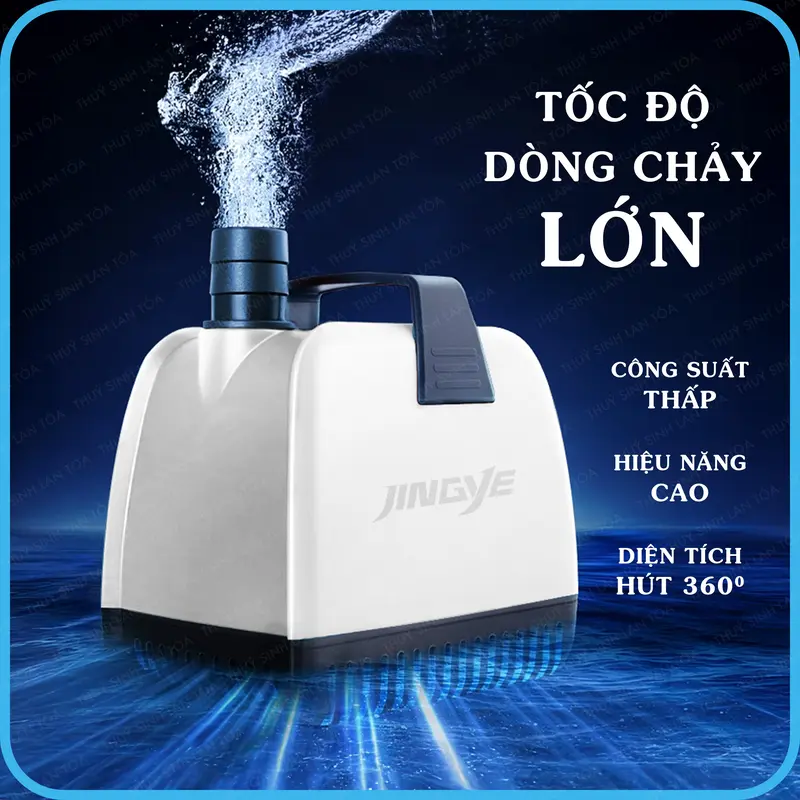 Máy Bơm Hồ Cá 360 Độ Hiệu Jingye LV Series - Hút Đáy 360 Độ - Công Suất Thấp Hiệu Năng Cao lọc 2