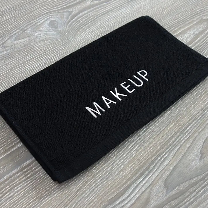 Khăn trải bàn makeup màu đen