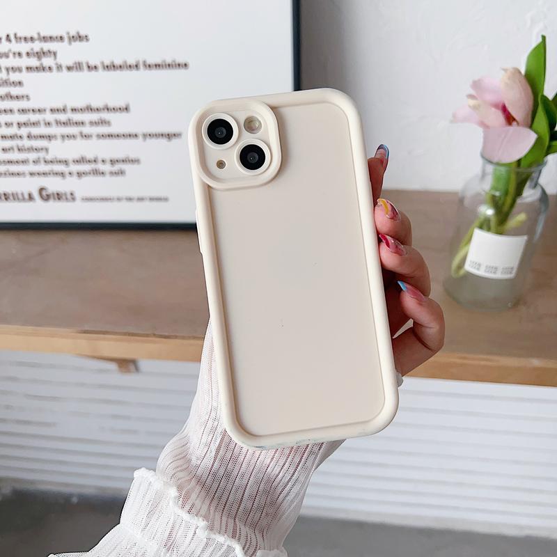Product Introduction of Device new 16 Silicon Carbide phone case material solid color 14 15 mobile phone protective case 3