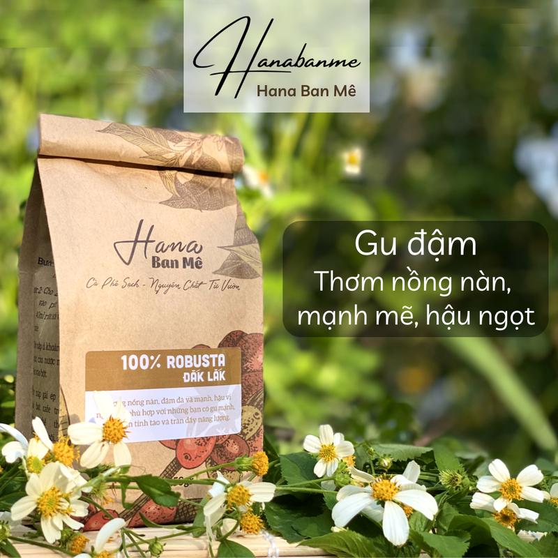 Cafe nguyên chất Robusta Đắk Lắk Gu đậm đà hiện đại - rất hợp pha cafe sữa đen đá