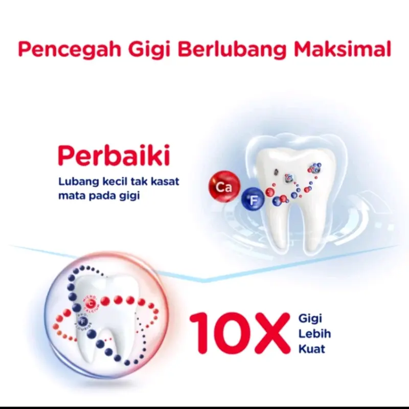 2pcs Pepsodent Whitening Jumbo 225gr isi 2 (4 x 225gr) Pembersihan Pelindung Gusi dan Mulut 7