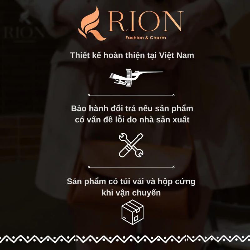[RION] Túi Xách Nữ Đeo Chéo Đeo Vai Da PU Mềm Mại, Phong Cách Thời Trang Quý Phái MM09 8