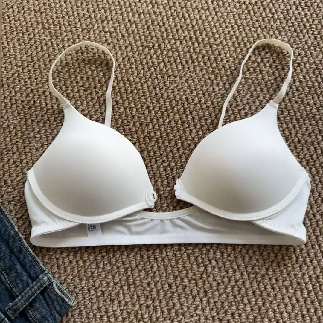Áo Ngực Nâng Ngực Cài Nút Phía Trước Cho Nữ, Mịn Và Không đường May, Áo Ngực Thoải Mái Chống Chảy Xệ Cho Ngực Nhỏ