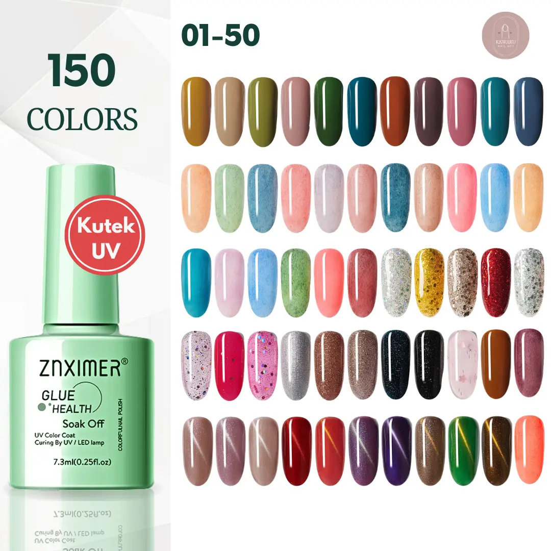 (01-50)  Kutek ZNXIMER 7.3ml Kutek Gel UV LED Cat Kuku