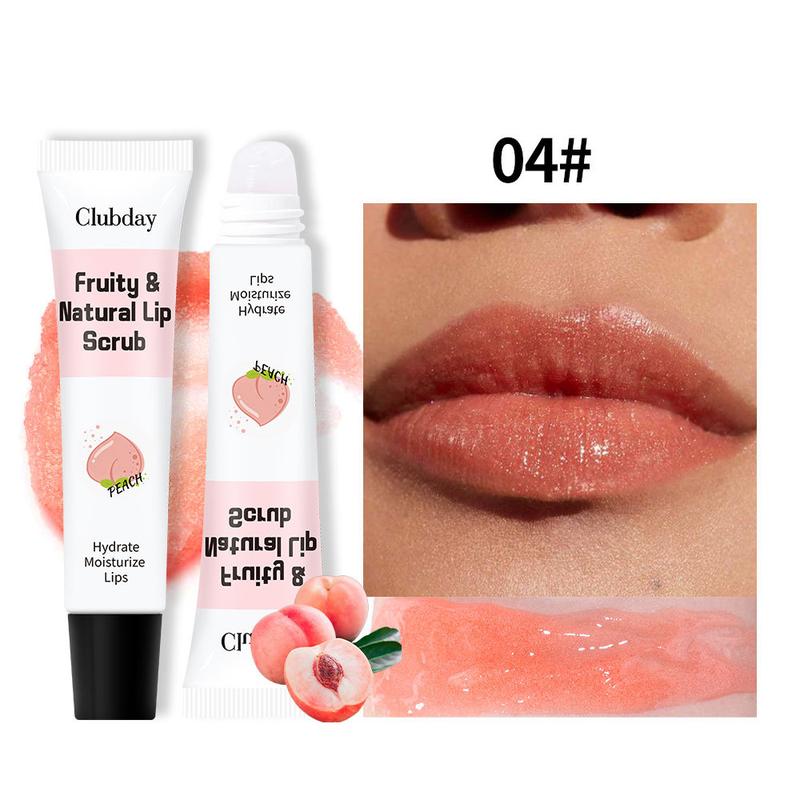 Product Introduction of Lip Makeup Fruit Flavor Lip Gloss Lipstick Moisturizing Hose Exfoliating Skin Moisturizing Lip Facial Scrub 9