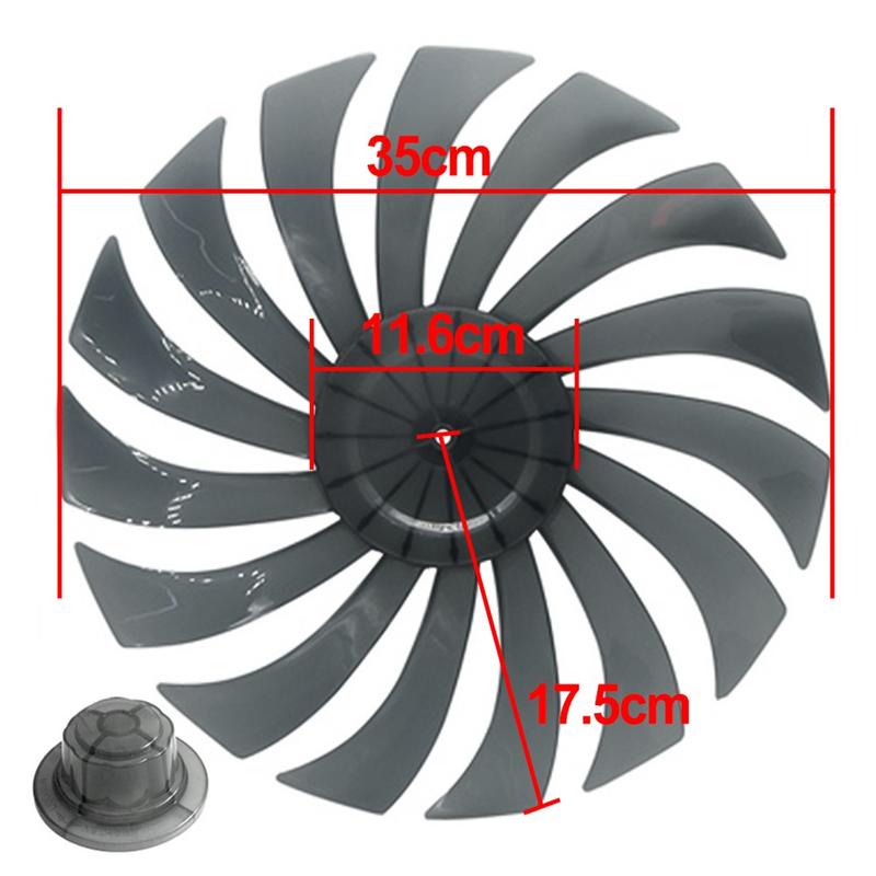 14 Inch Floor Fan Table Fan Blade With Nut Cover Fan Blade Fan Accessories 7