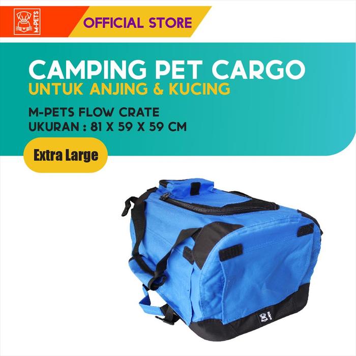 Gambar M-Pets Flow Crate Camping Pet Cargo XL / Kandang Travel Rangka Besi - kandang travel anjing kucing dari M-Pets Volk Pets Indonesia Kota Tangerang Tokopedia