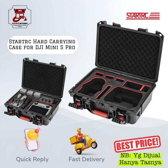 Gambar STARTRC Portable Hard Shell Carrying Case DJI Mini 5 Pro / 4 Pro Fly More Combo Tas Aksesoris Drone Mini 5 Pro dari Devil Store Indonesia Kota Administrasi Jakarta Utara Tokopedia