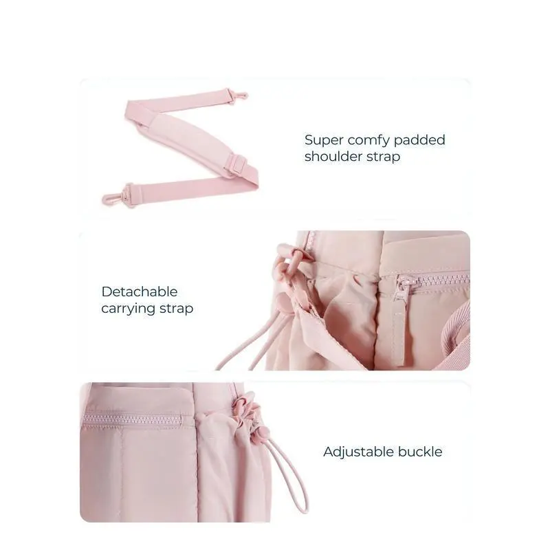 Túi ba lô du lịch, Bagsmart, túi tập thể dục cho phụ nữ, có túi ướt, túi mang theo cuối tuần, không thấm nước, thích hợp cho tập thể dục và tập thể dục thể thao, màu be 6