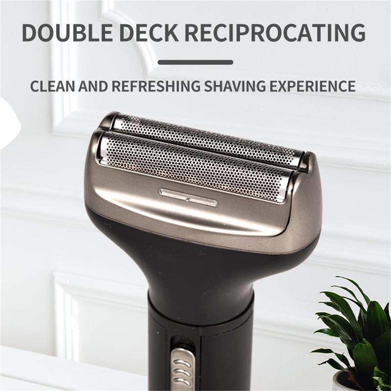 Product Introduction of Electric Razor, 1 Set 4 in 1 Wet & Dry Cordless Hair Shaver for Eyebrows Nose Face Beard, Portable Full Body Hair Trimmer 17