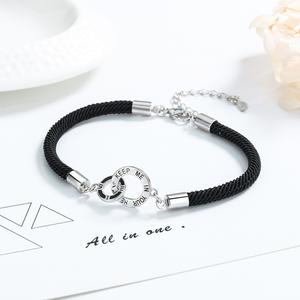 สร้อยข้อมือคู่ ดีไซน์แหวนคู่ สร้อยข้อมือทอใหม่ ดีไซน์ไม่ซ้ำใคร สไตล์ Ins เหมาะสำหรับเป็นของขวัญวันเกิด สร้อยข้อมือสำหรับแฟนและคู่รัก สร้อยข้อมือสำหรับแฟน เหมาะสำหรับวันวาเลนไทน์