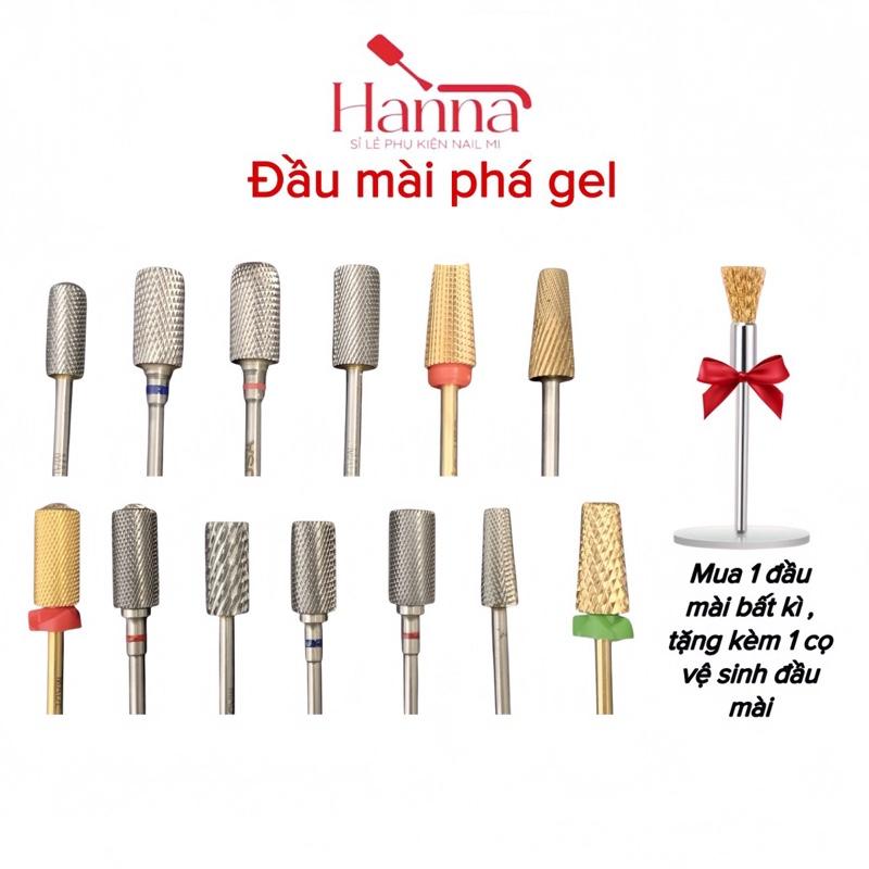 [MUA 1 đầu mài TẶNG 1 cọ vs đầu mài] Đầu mài phá sơn gel, phá gel, phá bột Nail Nữ