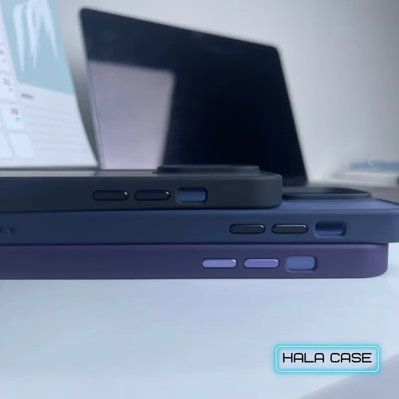 Ốp nhám 3 màu, chống vân tay, chống trầy xước, chống sốc 2M và chống trơn tuột cho Iphone Phụ Kiện 3