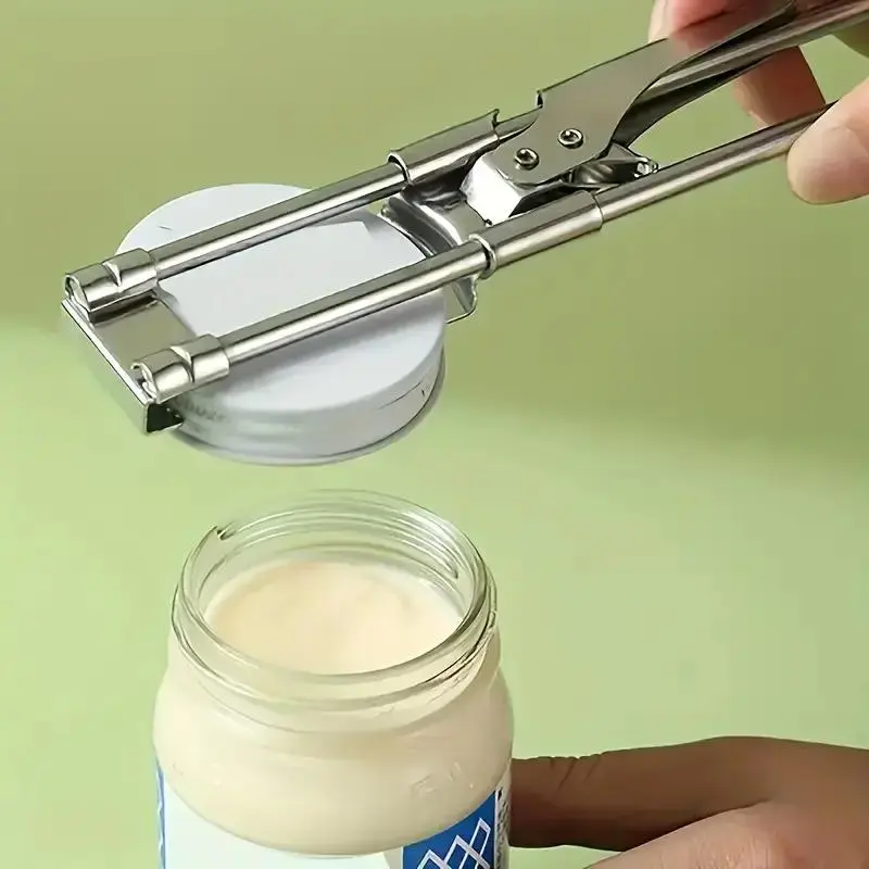 Stainless Steel Can Opener, 1 Count Adjustable Bottle Opener, Creative Multifunctional Bottle Opener, Labor-saving Bottle Opener for Home, Utensils 0