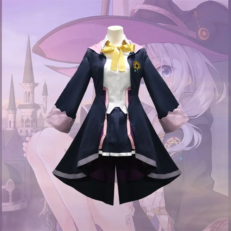 Trang Phục Hóa Trang, Phù Thủy Ba Lô, Hành Trình Elina, Tóc Giả Đầy Đủ, Cosplay Anime, [Hàng Có Sẵn]