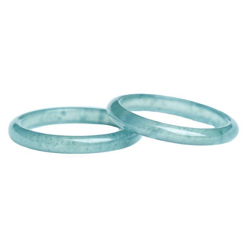 Product Introduction of Nhẫn Hoa Nổi, Chất Liệu Đá Cẩm Thạch Giả, Màu Xanh Băng Cao, Thiết Kế Đơn Giản, Vòng Tay, Vành Rộng, Vành Giống Như Băng, Ý Tưởng Nghệ Thuật Phong Cảnh Chuôi Nhẫn Cao Cấp 9