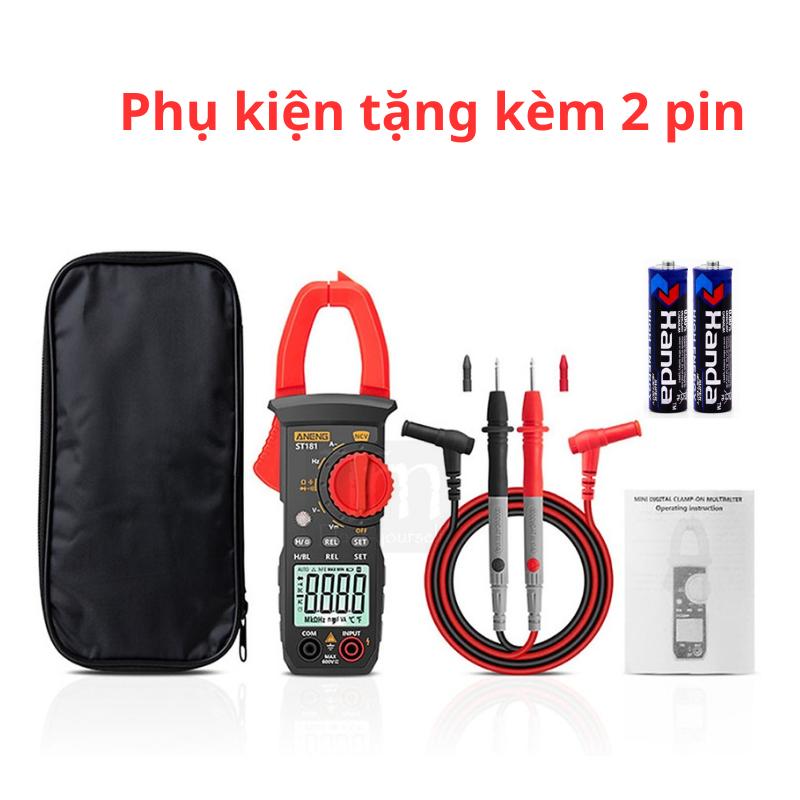Kìm Kẹp Dòng ST181 - Đồng Hồ Vạn Năng ANENG ST-181- - Ampe Kìm AC - Đo chính xác siêu chuẩn kim
