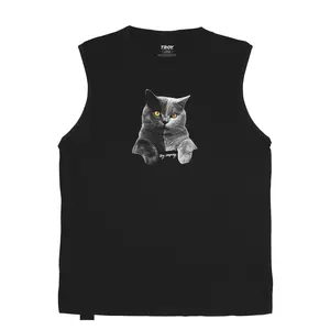 Troy Company Singlet Tanktop Black Ibil - Kaos Pria Tanpa Lengan TS 2172