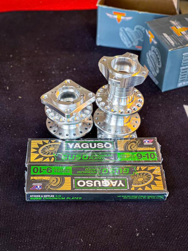 Combo Đùm Đrag - Crom si Đĩa kèm căm yaguso lắp cho nhiều dòng xe ĐI căm Đùm niềng ex150 - ex2010 - sirius - wave dream về chế lại nhé !!! Phụ Kiện Phụ Tùng