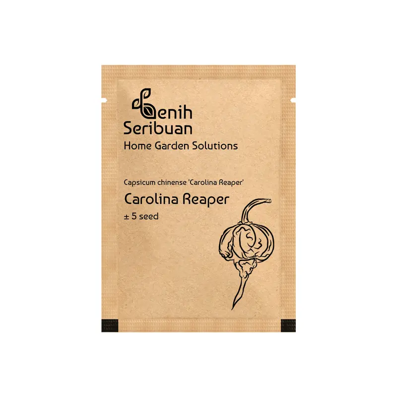 Benih Cabe Carolina Red Reaper Merah Cabai Pedas Heirloom Premium - Benih Seribuan 1