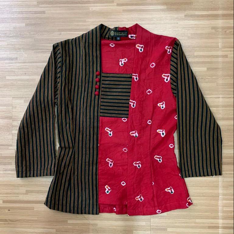 BUTIK27 - Kutu Baru Nona Kancing Lengan 3/4 2