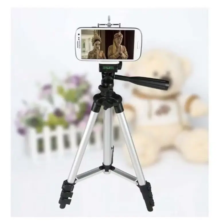 Giá đỡ 3 chân máy chụp ảnh Tripod TF-3110 + Miếng kẹp điện thoại Selfie Phụ Kiện