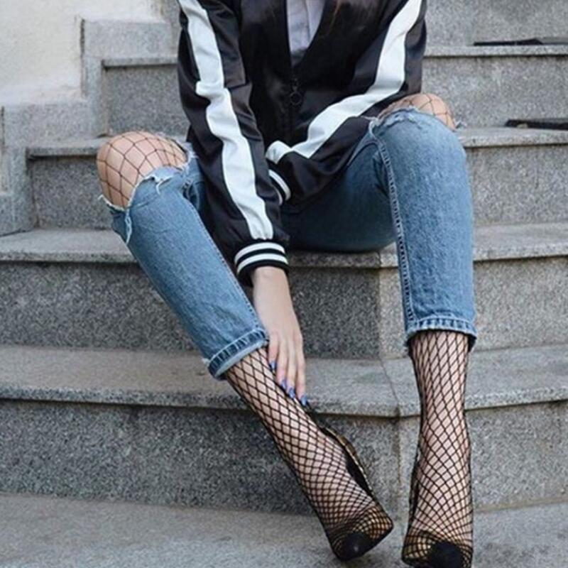 Product Introduction of Fishnets Stocking for Women Hollow Mesh Black Tights Pantyhose Elastic Stocking 3