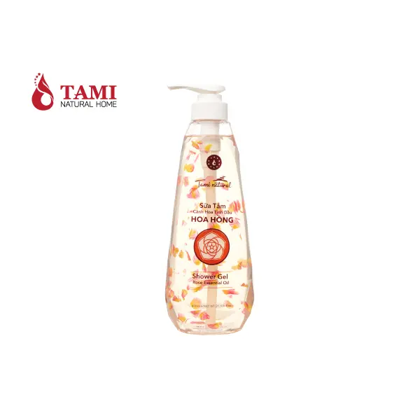 [Tami Natural Home] - Sữa tắm cánh hoa tinh chất hoa hồng 1