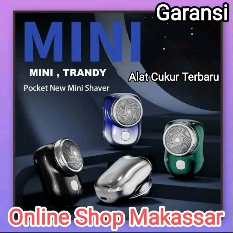 Alat Cukur Elektrik Shaver Pencukur kumis jenggot Portable