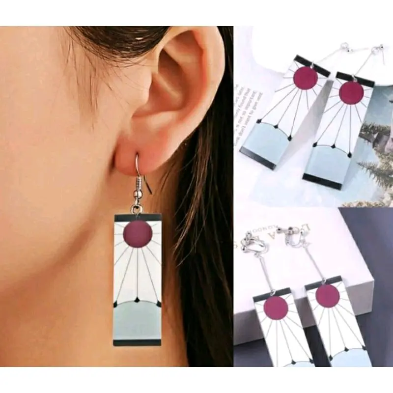 anting tanjiro demon slayer anting anime kimetsu No yaiba
