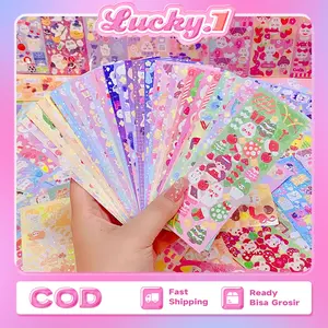 Sticker Set 20/40/100 Lembar First Series Karakter Cute Lucu DIY Stiker Kpop Sticker Aesthetic Buku Jurnal Stiker Dekoratif Stationery Korea