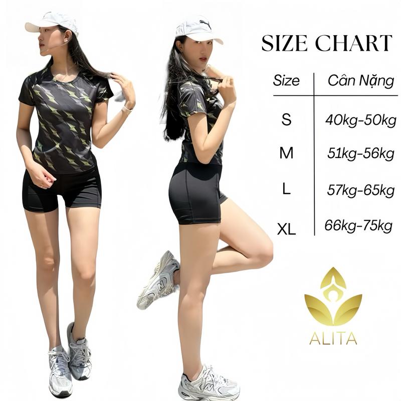 Áo Cộc Cổ Tròn MPG, 90 Degree Chất Liệu Thun Poly Tập Gym, Yoga, Aerobic Đường May 4 Kim 6 Chỉ ALITA Top Sport 2