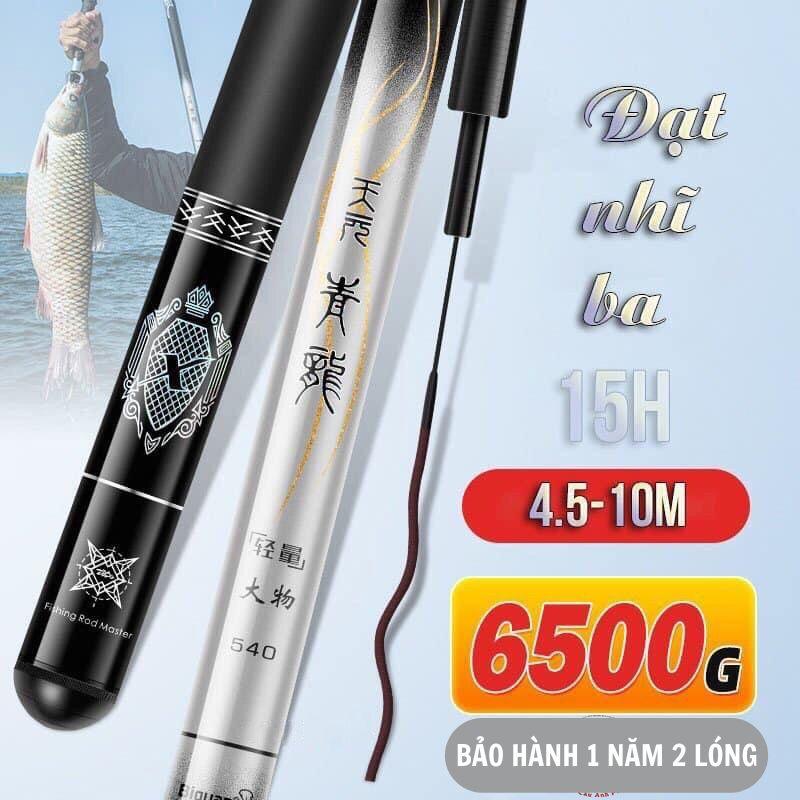 Cần câu tay Đạt Nhĩ Ba 15H19 Tải Tĩnh Thực Tế 5.5kg Tặng Kèm Ngọn Phụ Bảo Hành 1 Năm 2 Lóng Bất Kỳ Trừ Lóng Gốc Không Giới Hạn Thời Gian Hỗ Trợ Full Lóng CC-34 Đi Câu Fishing Bắt Cá Câu Cá Nam
